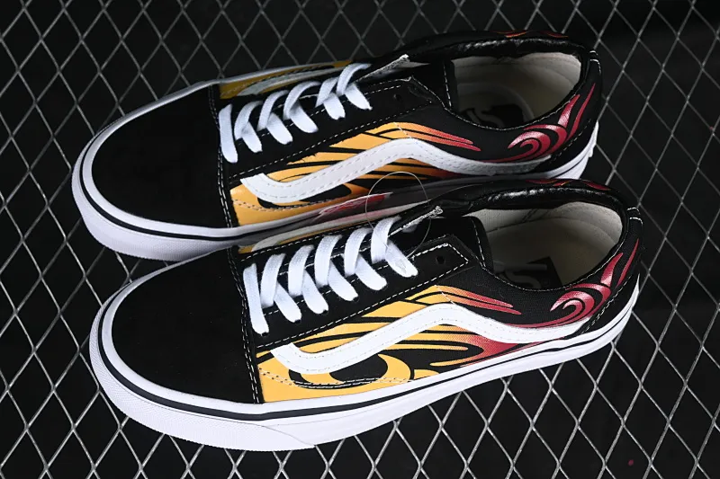 All categories Vans Vans series Vans Low Vans low-top Vans Old Skool flame red low-top casual sneakers VN000CQDBA5